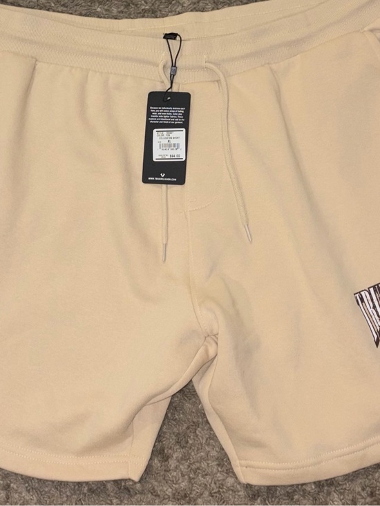 True Religion Other - New True Religion College HS Shorts Mens XL Heather Tan Logo Sweat Shorts 700927